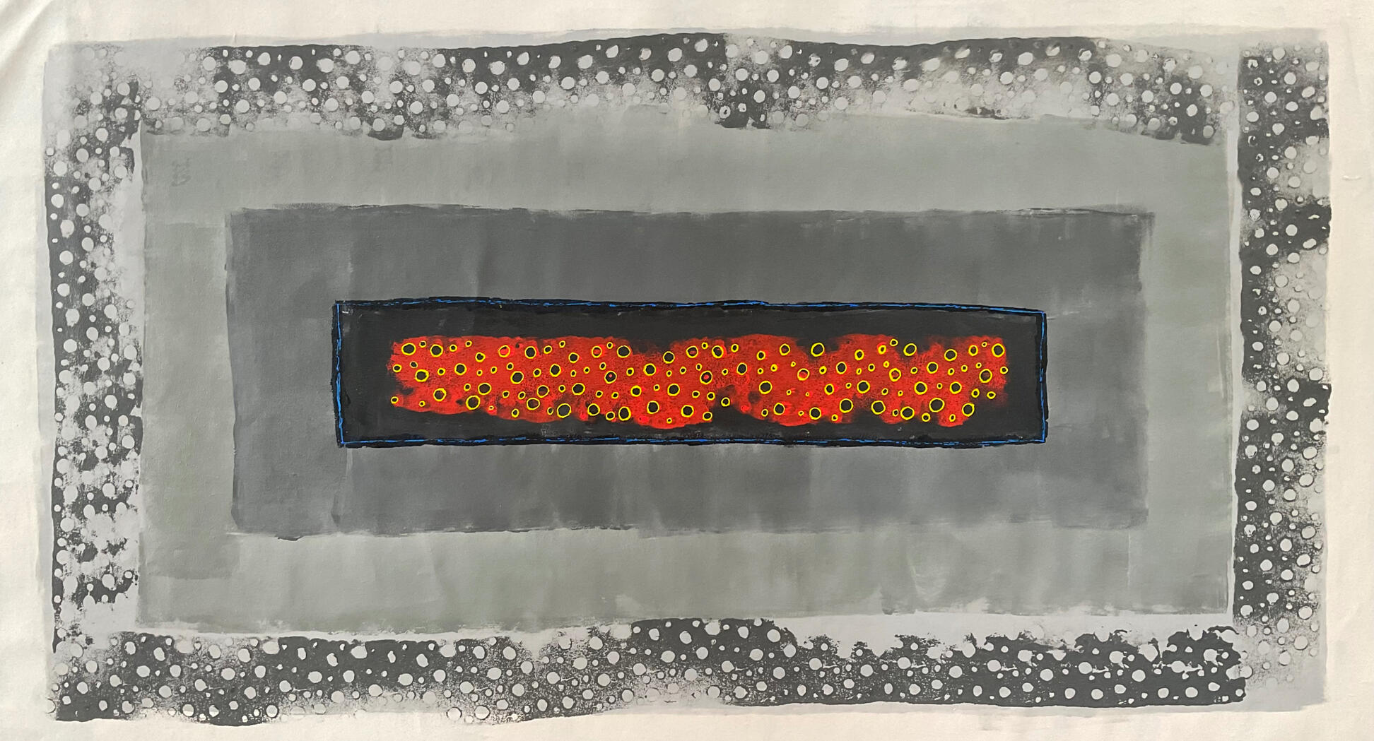 Meta, Acrylic on canvas 146x85cm $1,150